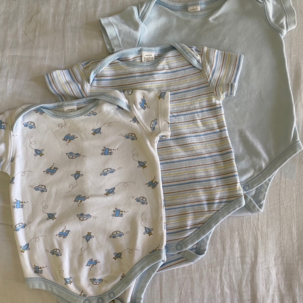 3 Nordstrom Baby Organic Onesies - 3 Months